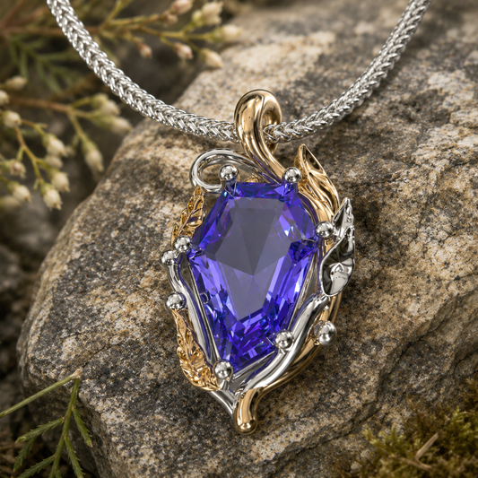 Violet Thicket | Madagascar Sapphire Pendant